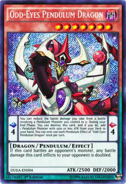 Drago Pendulum Occhi Diversi Card Front
