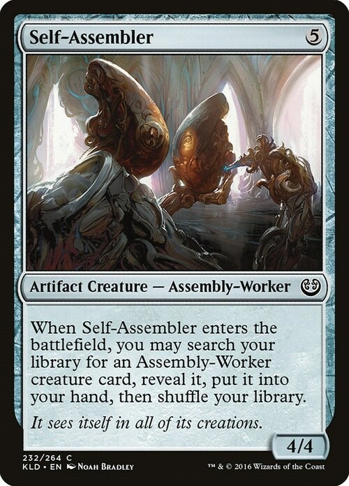 Self-Assembler Card Front