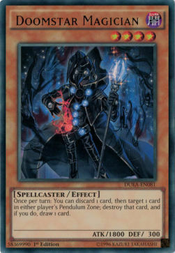 Doomstar Magician Card Front