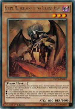 Scarm, Malebranche of the Burning Abyss Card Front