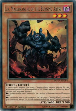 Cir, Malebranche of the Burning Abyss Card Front