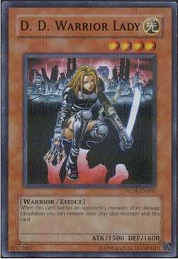 D.D. Warrior Lady Card Front