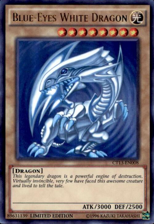Blue-Eyes White Dragon Card Front
