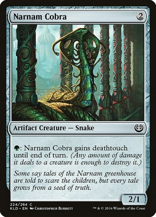 Narnam Cobra Card Front