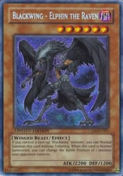 Blackwing - Elphin the Raven · Secret Rare 001sec