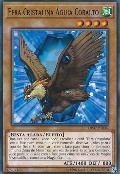 Bestia Cristallo Aquila Cobalto Card Front