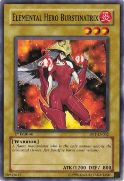 Elemental HERO Burstinatrix Card Front