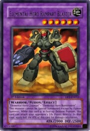 Elemental Hero Rampart Blaster · Rare 012
