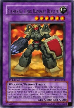 Elemental Hero Rampart Blaster Card Front