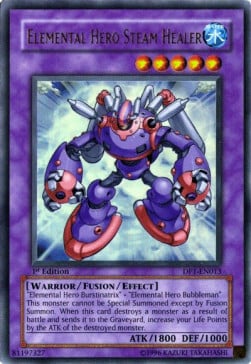 Elemental Hero Steam Healer Card Front