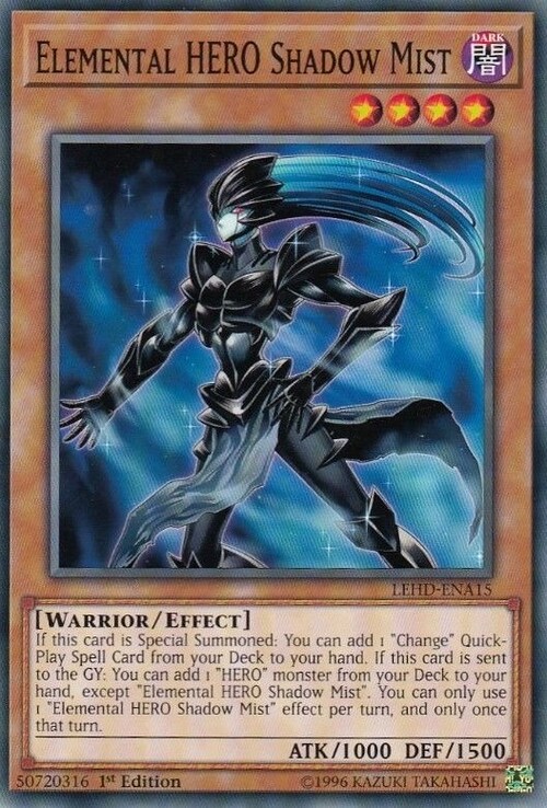 Elemental HERO Shadow Mist Card Front