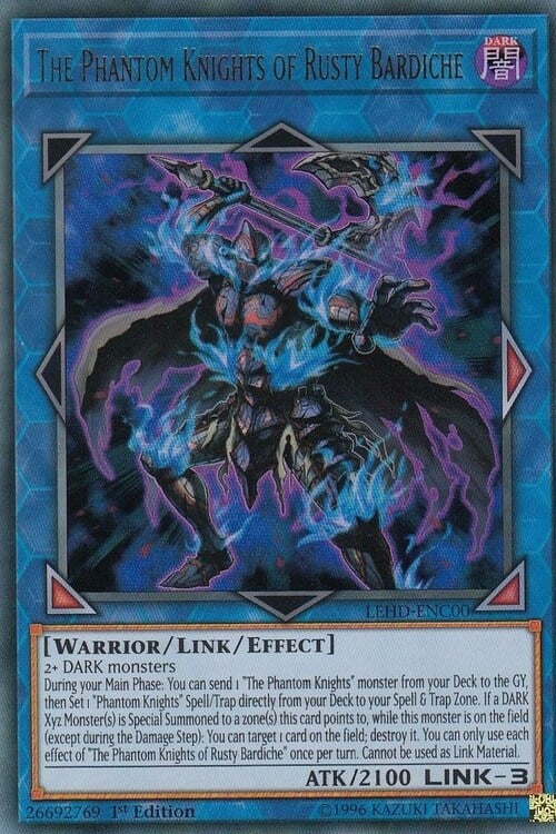 The Phantom Knights of Rusty Bardiche Card Front