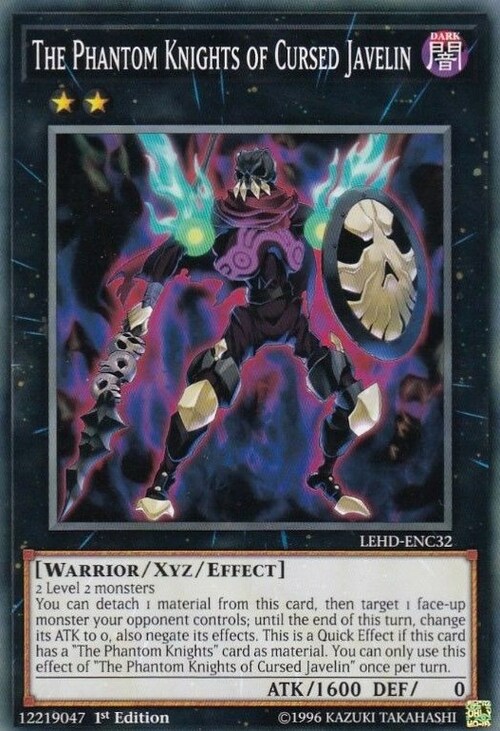 The Phantom Knights of Cursed Javelin Card Front