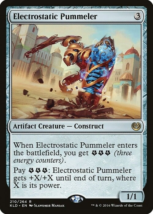 Electrostatic Pummeler Card Front