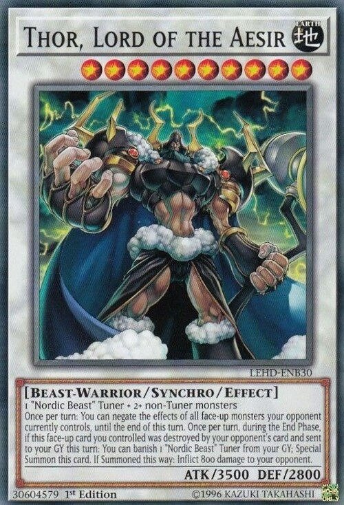 Thor, Signore degli Aesir Card Front