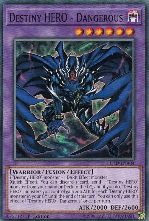 Destiny HERO - Dangerous Card Front