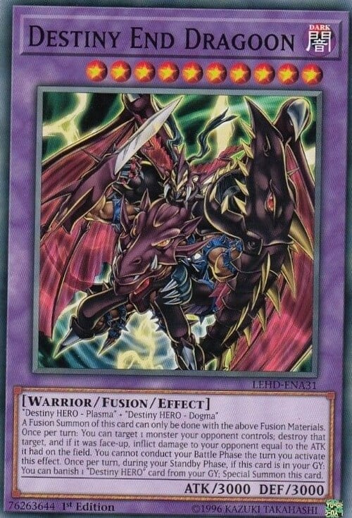 Destiny End Dragoon Card Front