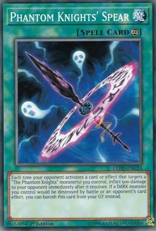 Phantom Knights' Spear Card Front