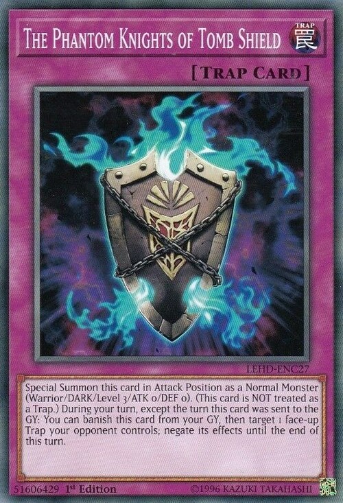 The Phantom Knights of Tomb Shield Card Front