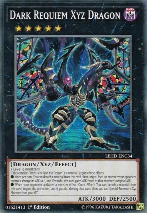 Dark Requiem Xyz Dragon Card Front