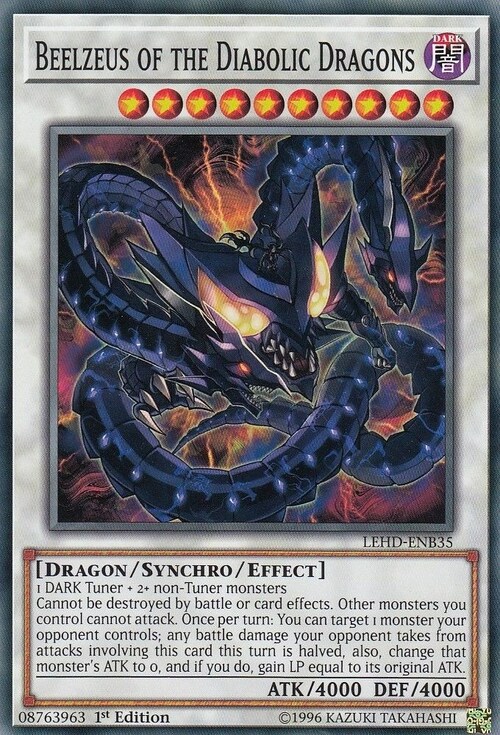 Beelzeus of the Diabolic Dragons Card Front