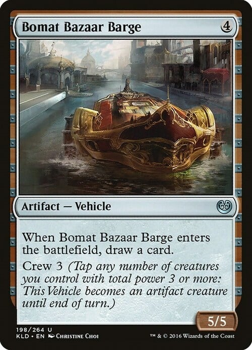 Bomat Bazaar Barge Card Front