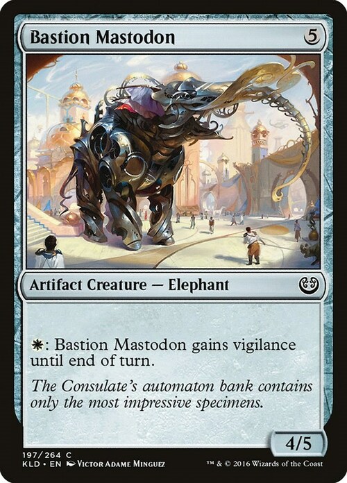 Bastion Mastodon Card Front