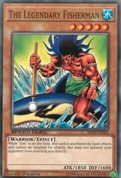 The Legendary Fisherman Card Front