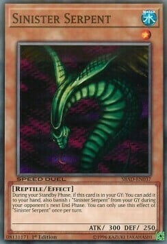 Sinister Serpent Card Front