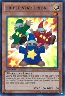 Triple Star Trion Card Front
