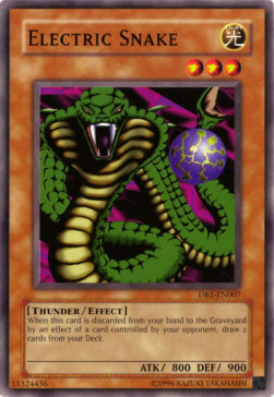 Electric Snake Card Front