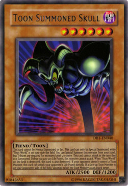 Toon Summoned Skull Card Front