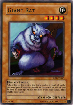 Giant Rat Card Front