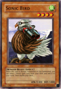 Sonic Bird Card Front