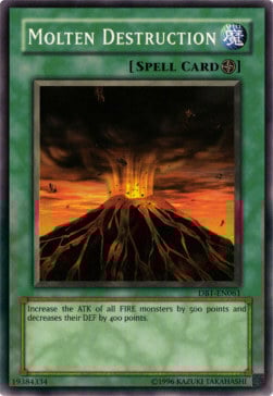 Molten Destruction Card Front