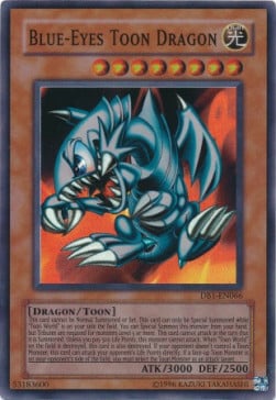 Drago Toon Occhi Blu Card Front