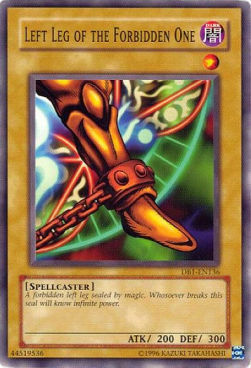 Left Leg of the Forbidden One Card Front