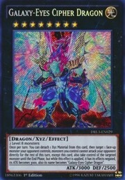 Galaxy-Eyes Cipher Dragon · Secret Rare 029sec
