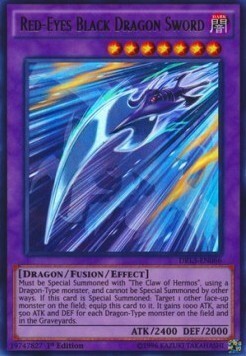Red-Eyes Black Dragon Sword Card Front