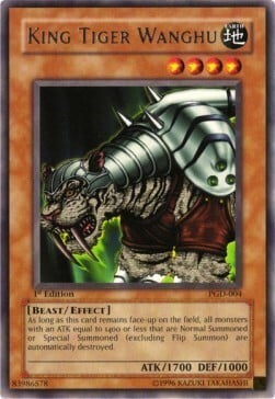 King Tiger Wanghu Card Front
