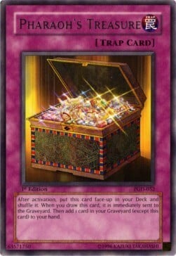 Pharaoh's Treasure Card Front