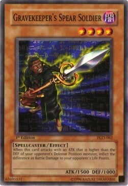 Gravekeeper's Spear Soldier Card Front