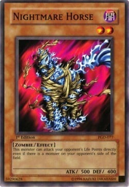 Nightmare Horse Card Front