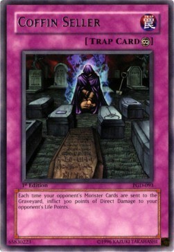 Coffin Seller Card Front