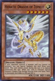 Hieratic Dragon of Tefnuit · Super Rare 008