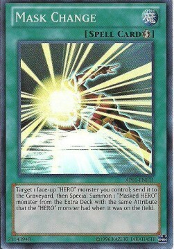 Mask Change Card Front
