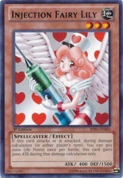 Injection Fairy Lily Card Front