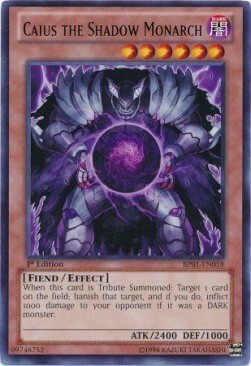 Caius the Shadow Monarch Card Front