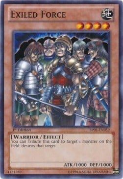 Exiled Force Card Front