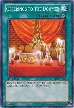 Offerings to the Doomed Card Front